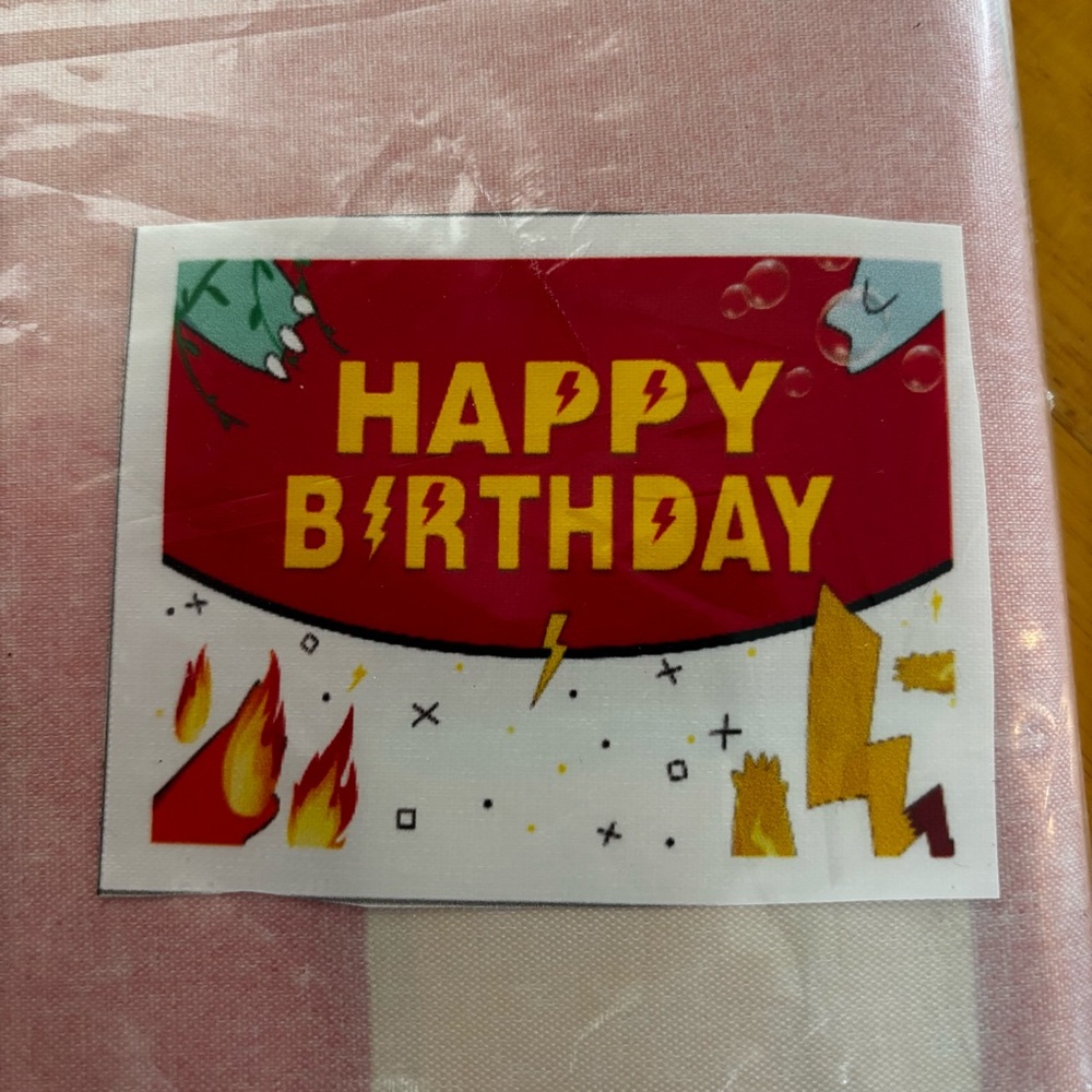 New Pokemon Birthday Banner 7x5